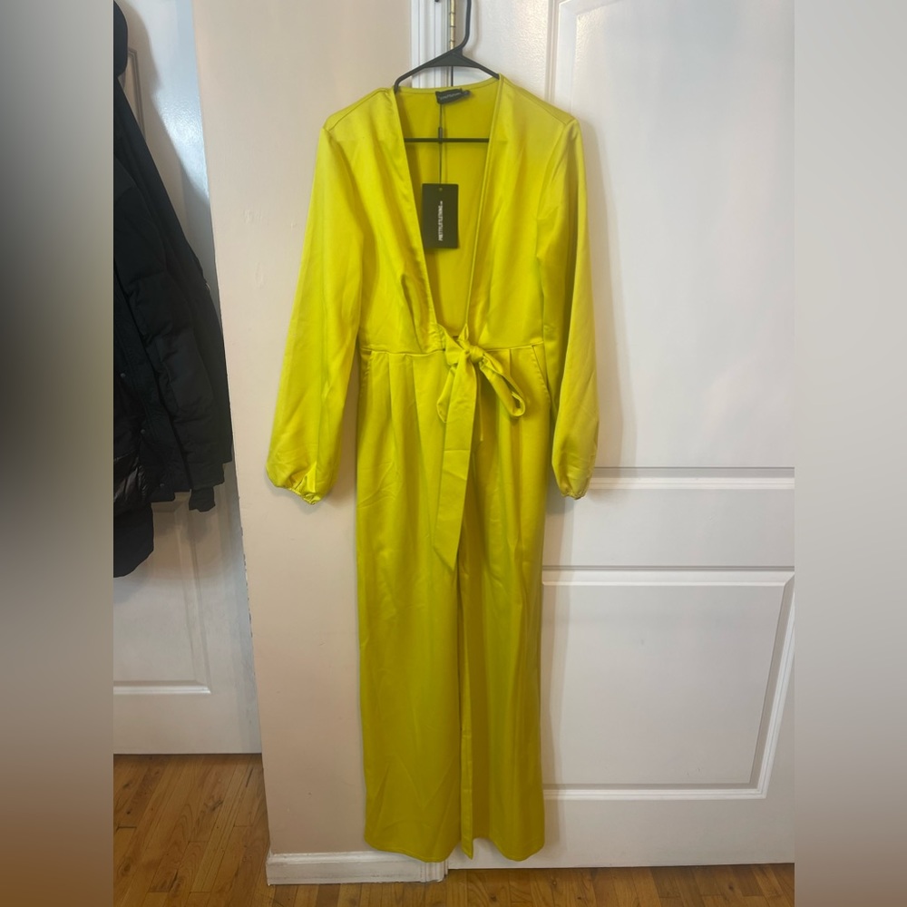 Mustard Colored Jumpsuit - Picture 2 of 2